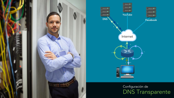 Portada de DNS transparente